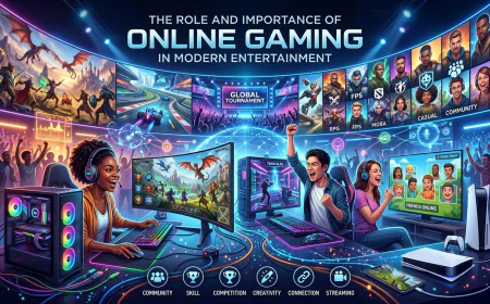 The Role and Importance of Online Gaming in Modern Entertainment