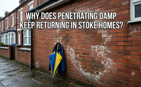 Why Does Penetrating Damp Keep Returning in Stoke Homes?