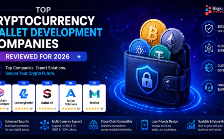 Top Cryptocurrency Wallet Development Companies Reviewed for 2026