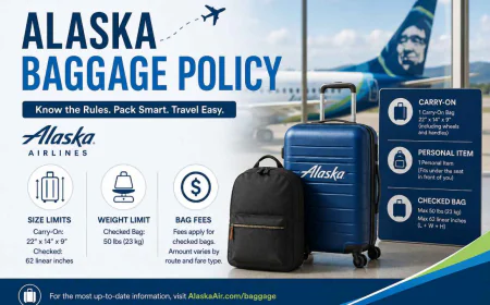 Alaska Baggage Policy Explained: Size Limits, Costs, and Allowances