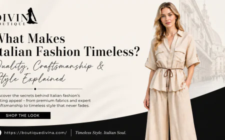 What Makes Italian Fashion Timeless? Quality, Craftsmanship & Style Explained