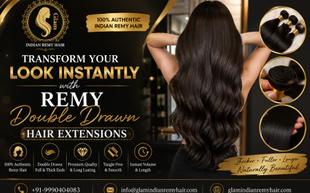 Transform Your Look Instantly with Remy Double Drawn Hair Extensions