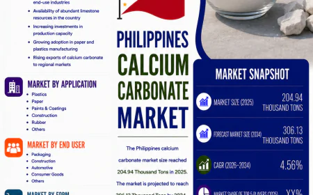 Why Philippines Calcium Carbonate Market Is Poised for Growth Through 2034?