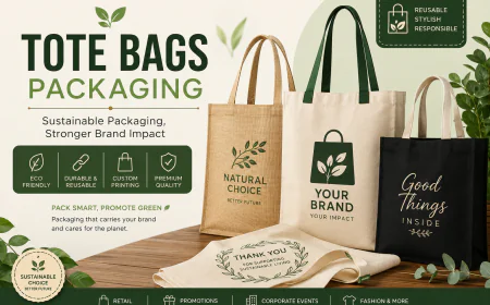 Tote Bags Packaging: A Sustainable and Versatile Solution for Modern Businesses