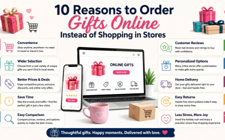 10 Reasons to Order Gifts Online Instead of Shopping in Stores