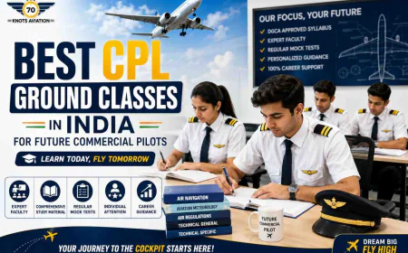 Best CPL Ground Classes in India for Future Commercial Pilots