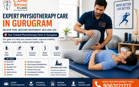 Why Choosing the Right Physiotherapy Clinic in Gurugram Can Improve Your Quality of Life