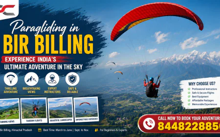 Paragliding in Bir Billing: Experience India’s Ultimate Adventure in the Sky