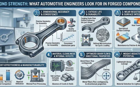 What Automotive Engineers Look for Beyond Strength in Forged Automotive Components