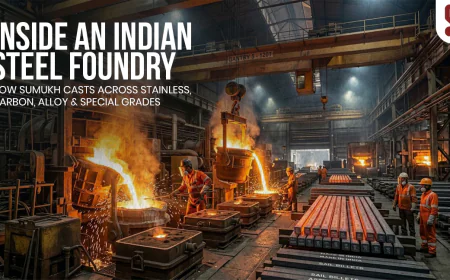 Inside an Indian Steel Foundry: How Sumukh Casts Across Stainless, Carbon, Alloy and Special Grades