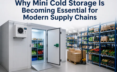 Why Mini Cold Storage Is Becoming Essential for Modern Supply Chains