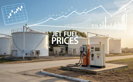 Jet Fuel Prices Index Analysis with Quarterly Trend and Forecast Prices Chart