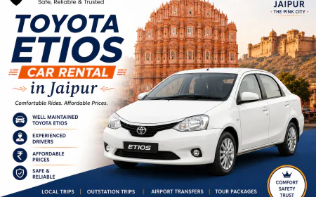 Toyota Etios Car Rental in Jaipur: Comfort, Reliability and Value on Every Route
