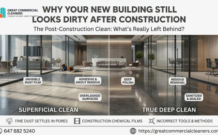 Why Your New Building Still Looks Dirty After Construction