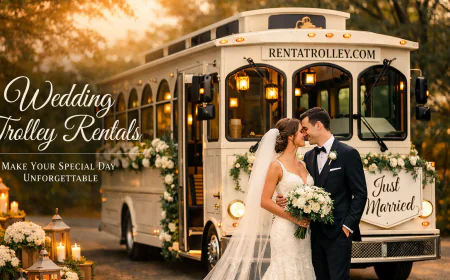 Why Trolley Rentals for Wedding Create Unforgettable Memories