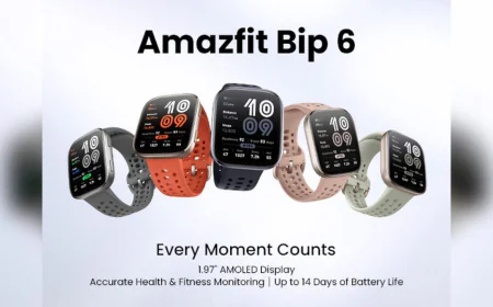 Amazfit Bip 6 Review - Features, Fitness Tracking, Battery Life & Performance