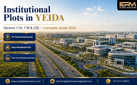 Institutional Plots in YEIDA: Sectors 17A, 17B & 22E — Complete Guide 2026