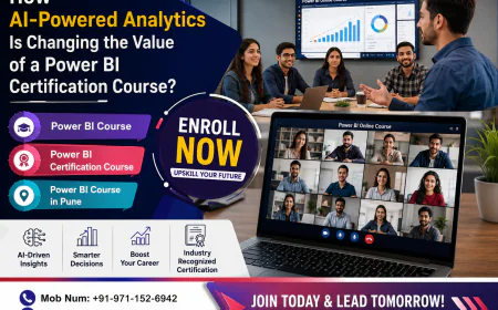 How AI-Powered Analytics Is Changing the Value of a Power BI Certification Course?