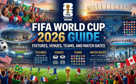 FIFA World Cup 2026 Guide: Fixtures, Venues, Teams, and Match Dates