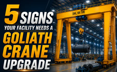 5 Signs Your Facility Needs a Goliath Crane Upgrade