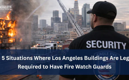 Top 5 Situations Where Los Angeles Buildings Are Legally Required to Have Fire Watch Guards