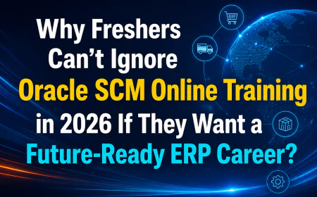 Why Freshers Can't Ignore Oracle SCM Online Training in 2026 If They Want a Future-Ready ERP Career?