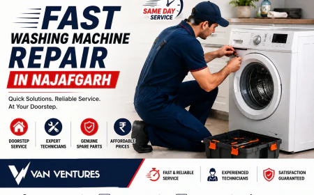 Fast Washing Machine Repair in Najafgarh | Van Ventures