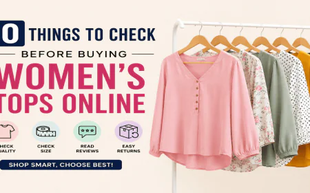 10 Things to Check Before Buying Women's Tops Online