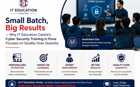Small Batch, Big Results — Why IT Education Centre's Cyber Security Training in Pune Focuses on Quality Over Quantity