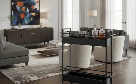 A Complete Bar Cart Guide for Stylish Home Entertaining