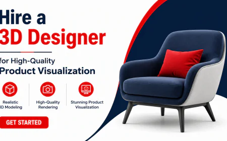 Hire a 3D Designer for High-Quality Product Visualization