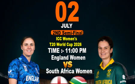 Don’t Miss Out! Watch England Women Take on South Africa Women at the ICC T20 World Cup 2026 Semi-Final This July :Diamondexch ID