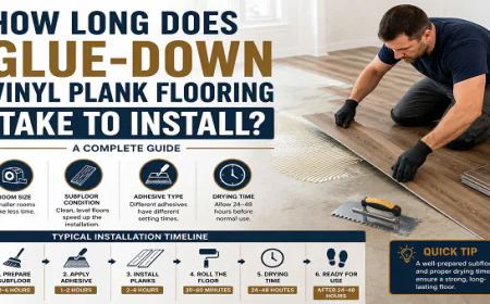 How Long Does Glue Down Vinyl Plank Flooring Take to Install?