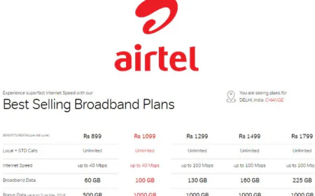 Exploring Airtel Broadband Plans for Reliable High-Speed Internet Services