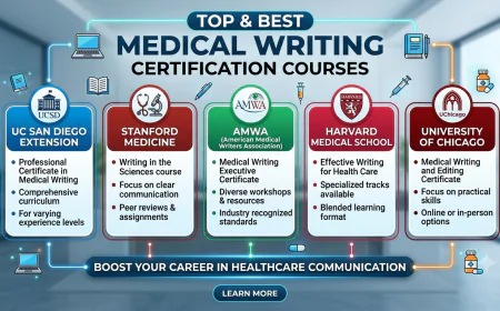 Best Medical Writing Certification Courses to Build Your Career in 2026