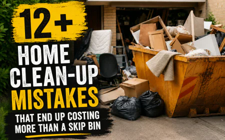12+ Home Clean-Up Mistakes That End Up Costing More Than a Skip Bin