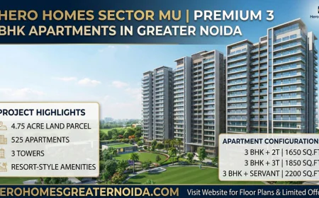 Hero Homes Sector MU: A Premium Residential Address for Modern Families in Greater Noida