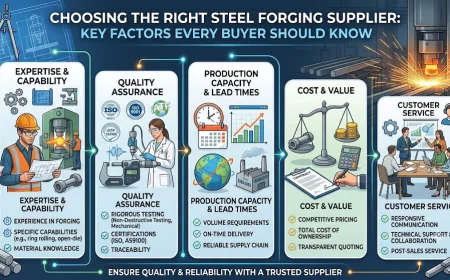Choosing the Right Steel Forging Supplier: Key Factors Every Buyer Should Know