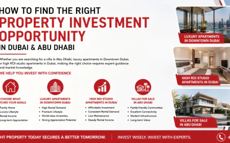 How to Find the Right Property Investment Opportunity in Dubai & Abu Dhabi