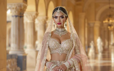 Seema Gujral Bridal Lehenga Silk Threads Luxury Bride Style