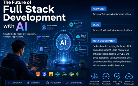 The Future of Full Stack Development with AI: Trends, Skills & Career Opportunities