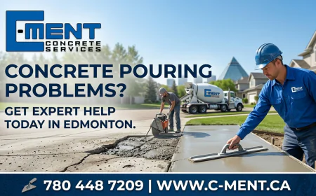 Concrete Pouring Problems? Get Expert Help Today In Edmonton