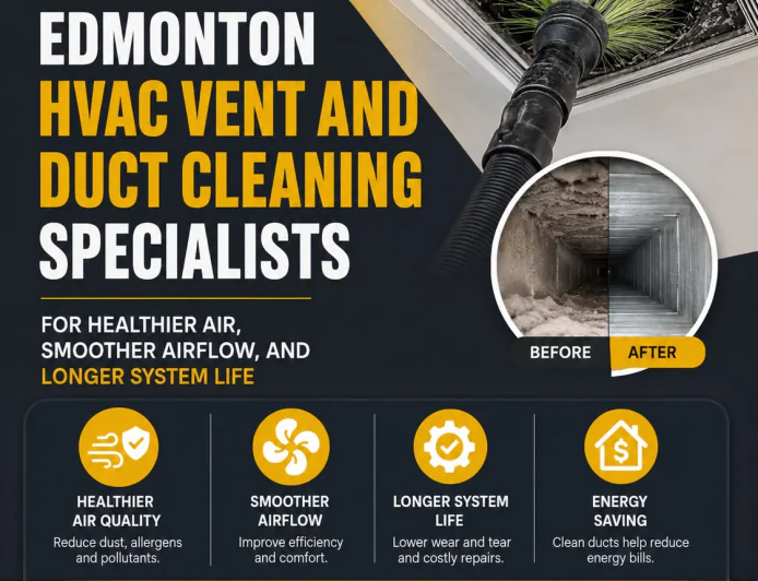 Edmonton HVAC Vent and Duct Cleaning Specialists for Healthier Air, Smoother Airflow, and Longer System Life