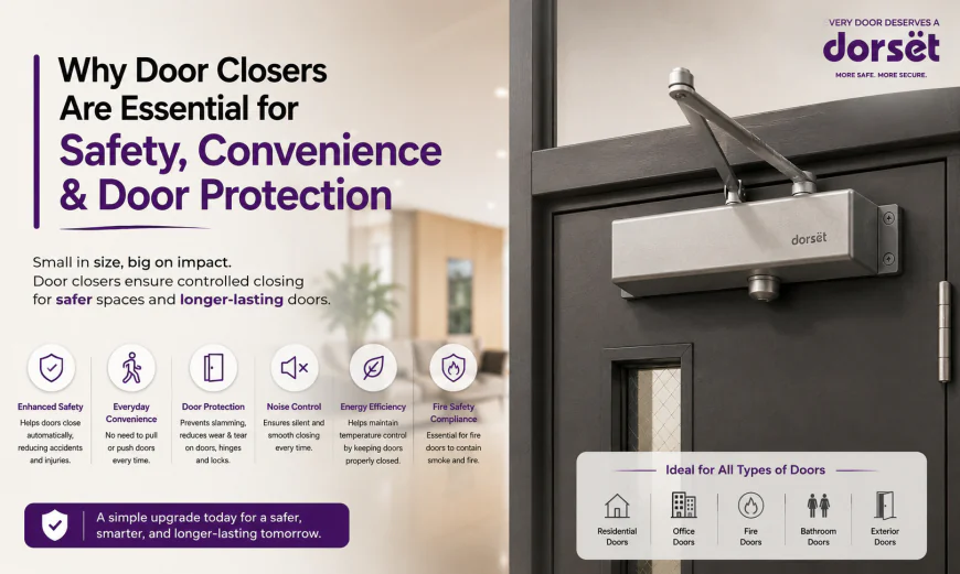 Why Door Closers Are Essential for Safety, Convenience & Door Protection