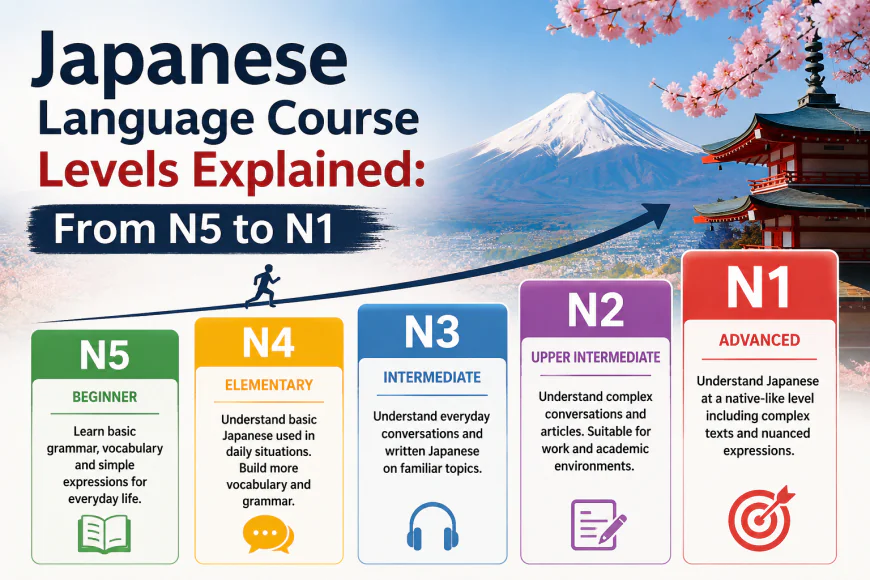 Japanese Language Course Levels Explained: From N5 to N1