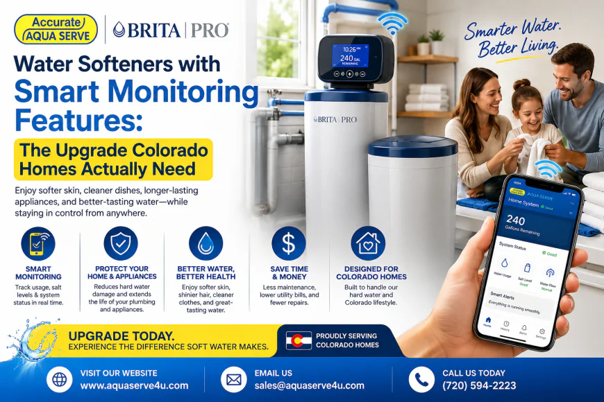 Water Softeners with Smart Monitoring Features: The Upgrade Colorado Homes Actually Need