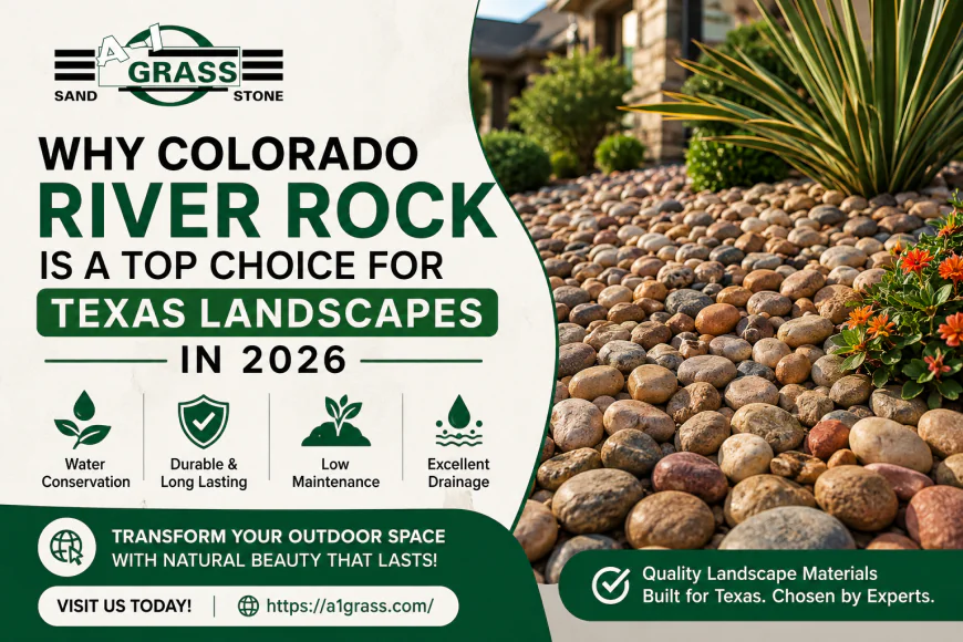 Why Colorado River Rock Is a Top Choice for Texas Landscapes in 2026