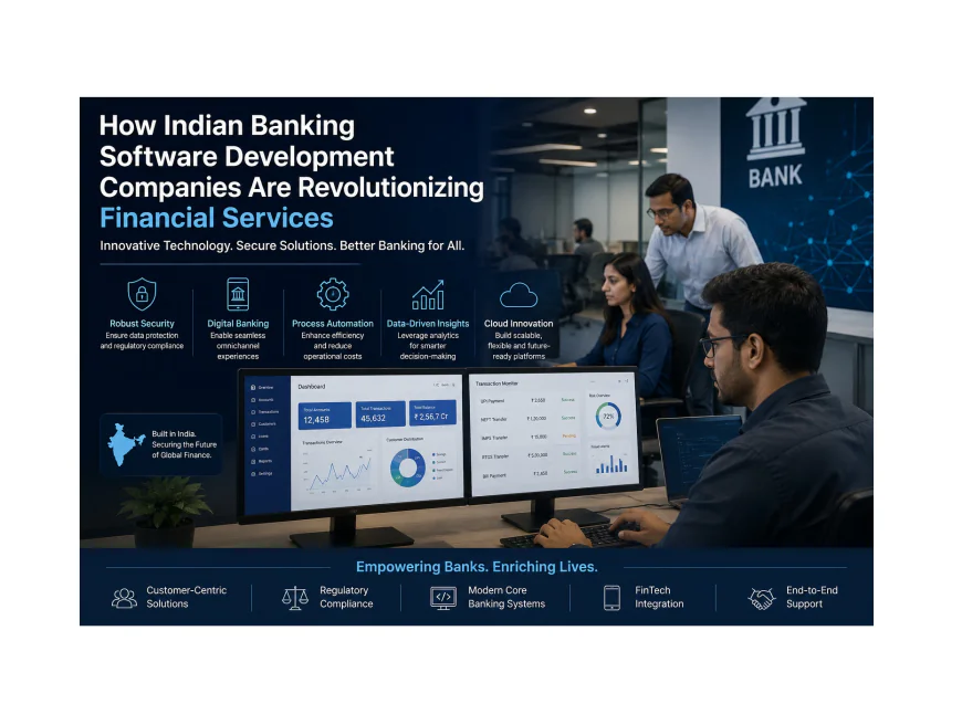 How Indian Banking Software Development Companies Are Revolutionizing Financial Services
