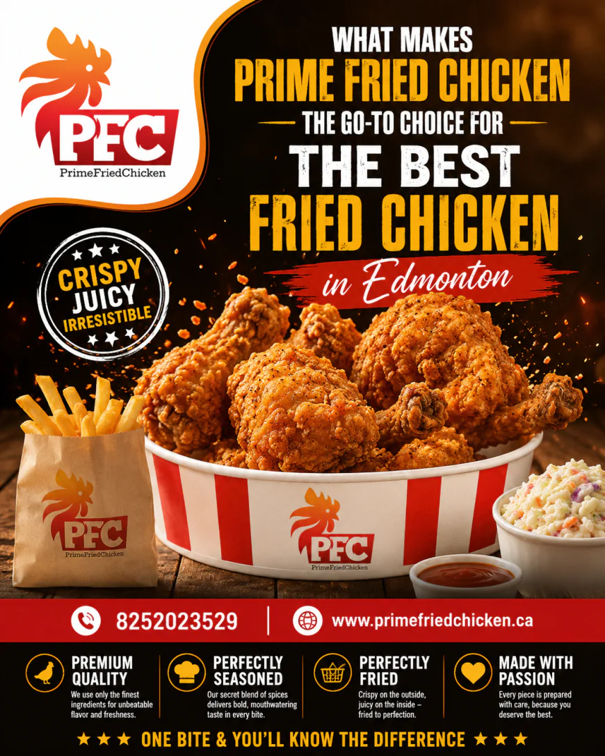 What Makes Prime Fried Chicken the Go-To Choice for the Best Fried Chicken in Edmonton