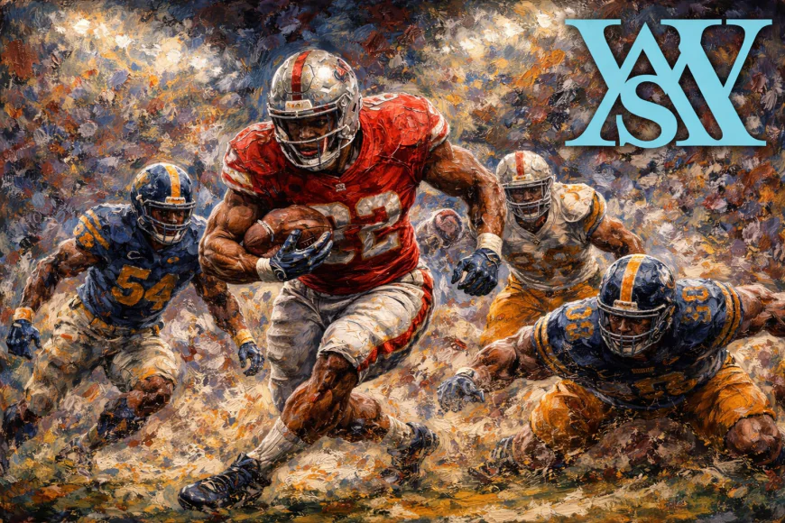 Football Acrylic Painting: Capturing the Passion, Power, and Energy of the Game